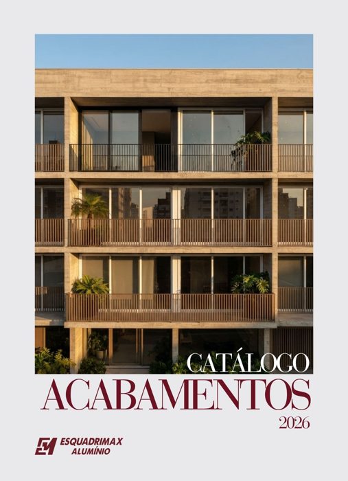 Capa do catálogo de acabamentos 2026