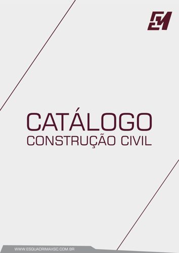 Capa do catálogo Construção Civil