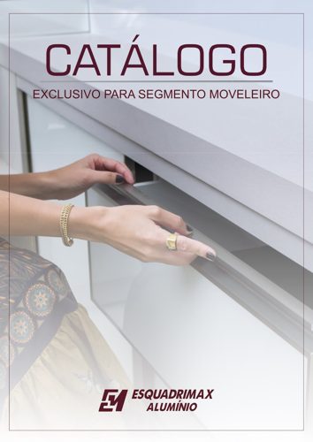 Perfis de alumínio para móveis